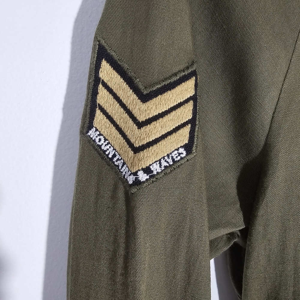 ♥︎ ROXY ♥︎ KHAKI SPHERE Longsleeve Shirt Dress Burnt Olive Mountain & Wa… - Picture 13 of 14